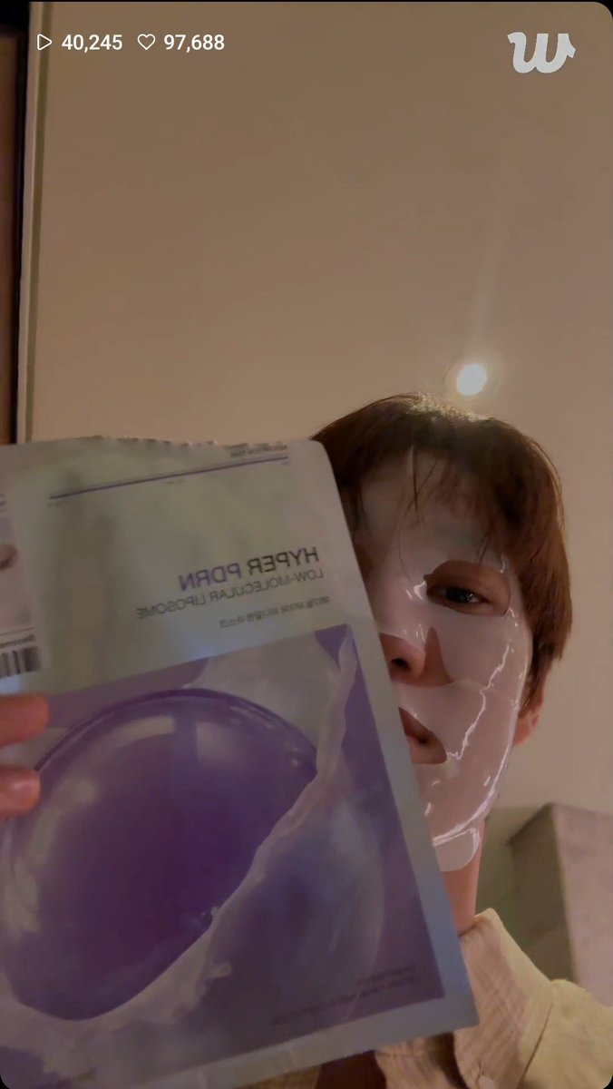 dyonigiri's tweet photo. Jongin's sheet mask is Mediheal Hyper PDRN Low-Molecular Liposome mask https://t.co/FgEdVQWzDz