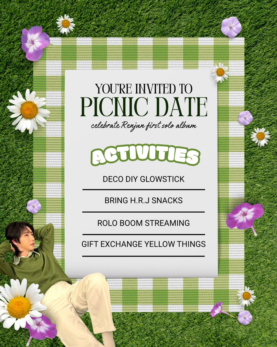 sopispacee's tweet photo. ROLO Picnic Date Surabaya
๐ Location: TBA
๐
Date: Saturday, 29 August 2026
๐ Time: 15.00 WIB โ end
๐๏ธ HTM: Rp25.000 (include Yellow Glowstick & stickers)
๐ Dresscode: Anything with yellow!
๐ https://t.co/aE4ma887yU
#RENJUN #renjunnct #RENCHIN #ROLO https://t.co/J22SxRU2Xk
