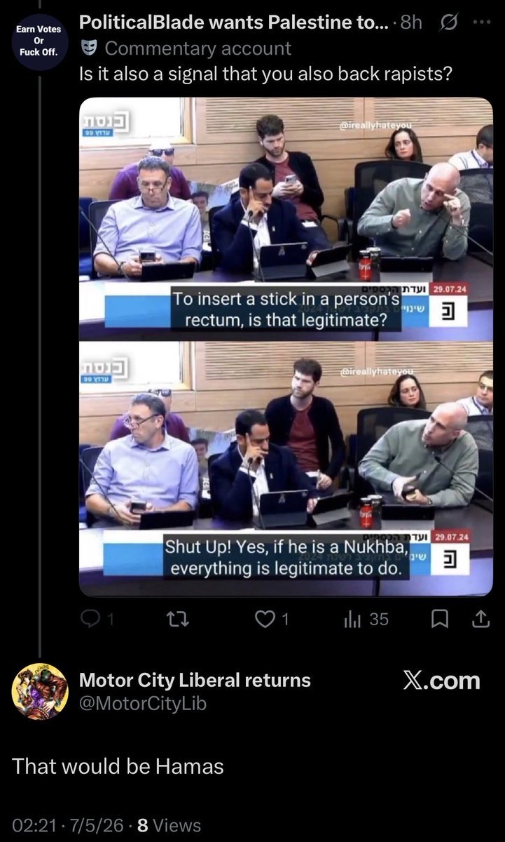 PoliticalBlade1's tweet photo. @MotorCityLib We know why that is.

You love rapists like zionists and trump. And you refuse to acknowledge any evidence that the people you like ARE rapists.

In other words…

This you? https://t.co/jMg3wkS6yS