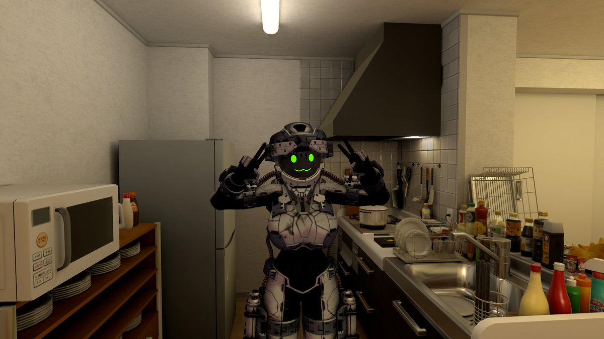 hzmrty's tweet photo. アバター購入＆webカメラ導入してみた
#VRChat始めました https://t.co/VtJEo5DycE