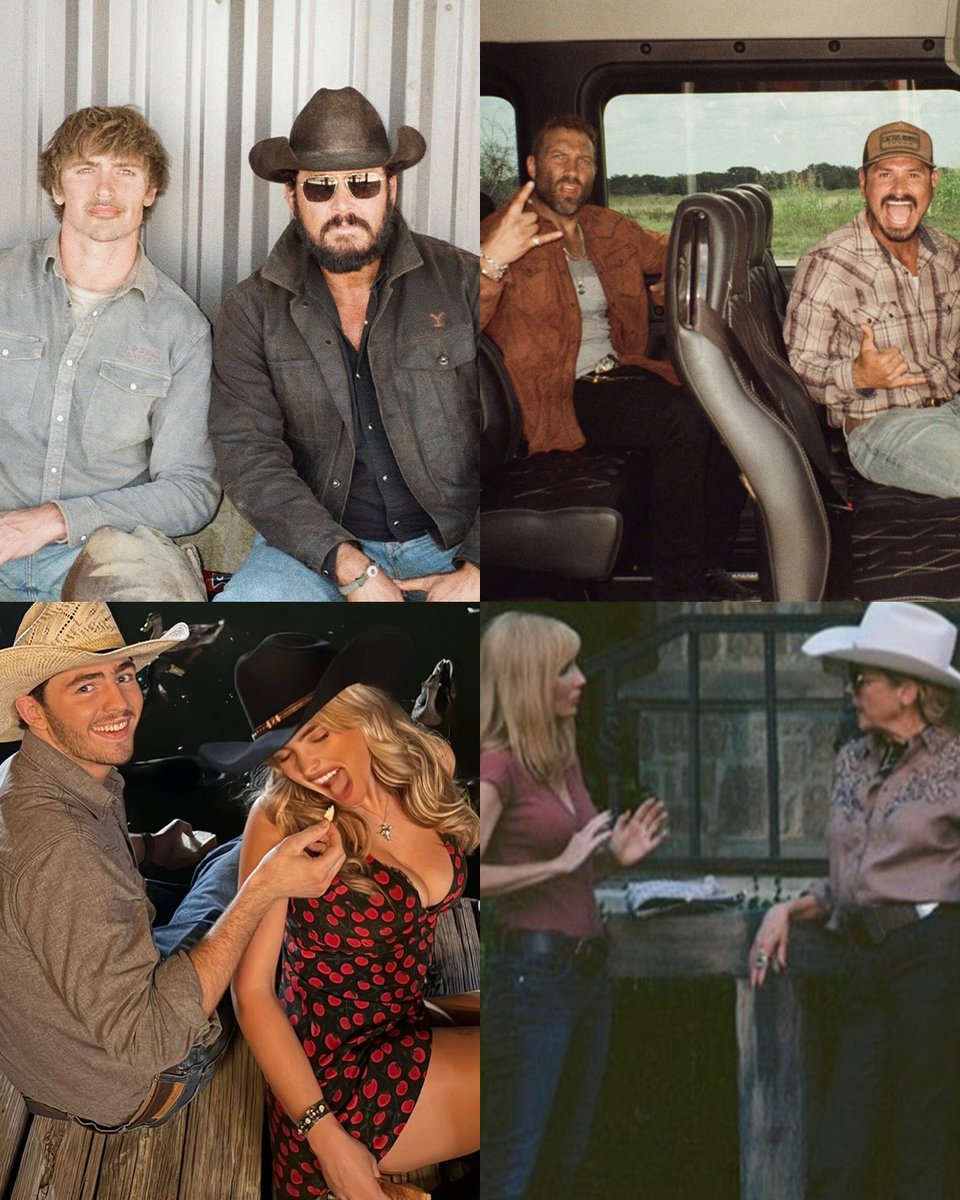 paramountplusbr's tweet photo. Não passou nem 2 dias desde o último episódio, mas a saudade já tá batendo na porta... 

🎬 Rancho Dutton

#Serie #DuttonRanch #BethDutton #RipWheeler #ParamountPlus #Bastidores #KellyReilly #ColeHauser #FinnLittle #NatalieAlynLind #ParamountPlus https://t.co/sC8G0cjVBQ