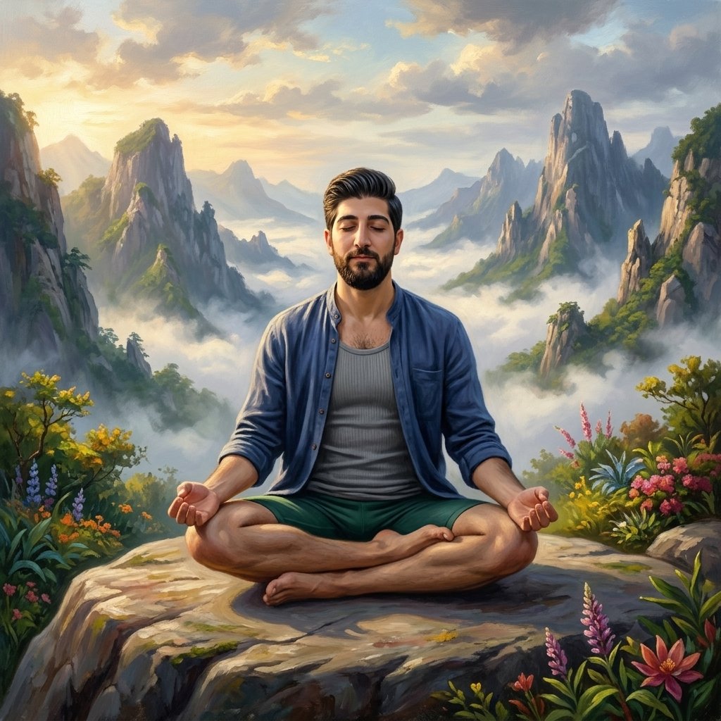 IS7MI's tweet photo. Prompt 🖼⤵️

Use the uploaded face as the only facial reference. Preserve the exact facial identity and recognizable facial features.

A serene, painterly digital artwork inspired by the world's most famous classical landscape paintings. A person practicing yoga in **[a randomly selected yoga pose]**, such as Tree Pose, Warrior I/II/III, Lotus Pose, Cobra Pose, Camel Pose, Dancer Pose, Crow Pose, Headstand, Handstand, Bridge Pose, Triangle Pose, Seated Twist, Child's Pose, or any elegant yoga movement.

The scene takes place in **[a randomly selected breathtaking natural location]**, such as misty mountains, alpine meadows, crystal lakes, lush forests, bamboo groves, tropical beaches, coastal cliffs, waterfalls, blooming flower fields, lavender farms, cherry blossom gardens, snowy valleys, autumn woodlands, desert dunes, volcanic landscapes, or peaceful riversides.

The subject wears **[a randomly generated stylish yoga outfit]** with varying colors, fabrics, and designs, from minimalist athletic wear to flowing contemporary activewear that complements the environment.

The composition blends classical oil painting aesthetics with high-end photography. Soft painterly brush textures, dramatic atmospheric perspective, rich natural colors, cinematic golden hour or soft overcast lighting, volumetric light rays, wildflowers, flowing water, majestic skies, and immersive depth create a museum-quality masterpiece.

Calm, focused, meditative expression, harmonious composition, ultra-detailed, artistic realism, ethereal atmosphere, Romantic landscape painting inspiration, cinematic framing, masterpiece, 8K, highly detailed.