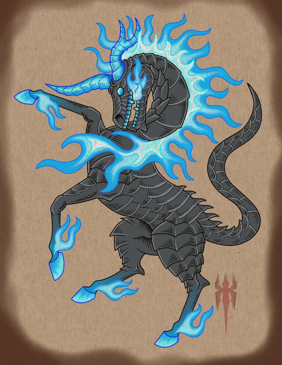 Sizzlin_Style's tweet photo. Heraldic Geryon from DMC5 https://t.co/rn5eGbD1tO