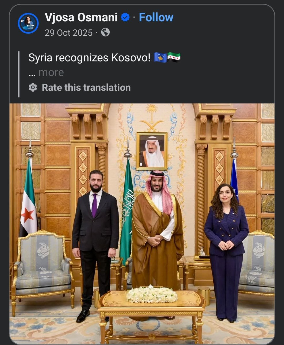 Guntigaab's tweet photo. Dawladda Sucuudigu waxay dunida Carabta uga ololeynaysaa in la aqoonsado Kosovo, oo safaarad ku leh Qudus isla markaana ay u aqoonsan tahay caasimadda Israa’iil. 

Sidoo kale, Sucuudigu wuxuu dhex-dhexaadin ka sameeyay Suuriya, Sudan iyo dalal kale si ay u aqoonsadan Kosovo.

Mar kale, tani waxay muujinaysaa in aanay dhibaatadu ahayn goobta safaaraddu ku taallo ama aqoonsiga Qudus inay tahay caasimadda Israa’iil. 

Waxa ay diiddan yihiin waa aqoonsiga Somaliland iyo inay noqoto dal madax-bannaan oo samaysan kara xidhiidh diblomaasiyadeed.