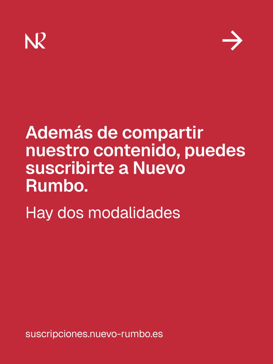 _NuevoRumbo_'s tweet photo. 𝐀 𝐨𝐭𝐫𝐨𝐬 𝐥𝐨𝐬 𝐟𝐢𝐧𝐚𝐧𝐜𝐢𝐚𝐧 𝐥𝐨𝐬 𝐛𝐚𝐧𝐜𝐨𝐬.
𝐀 𝐧𝐨𝐬𝐨𝐭𝐫𝐨𝐬, 𝐥𝐚 𝐜𝐥𝐚𝐬𝐞 𝐨𝐛𝐫𝐞𝐫𝐚.

Puedes apoyar una prensa independiente suscribiéndote a Nuevo Rumbo. Échales un ojo a las dos modalidades y, si tienes cualquier duda, escríbenos. https://t.co/FhundV4vmW