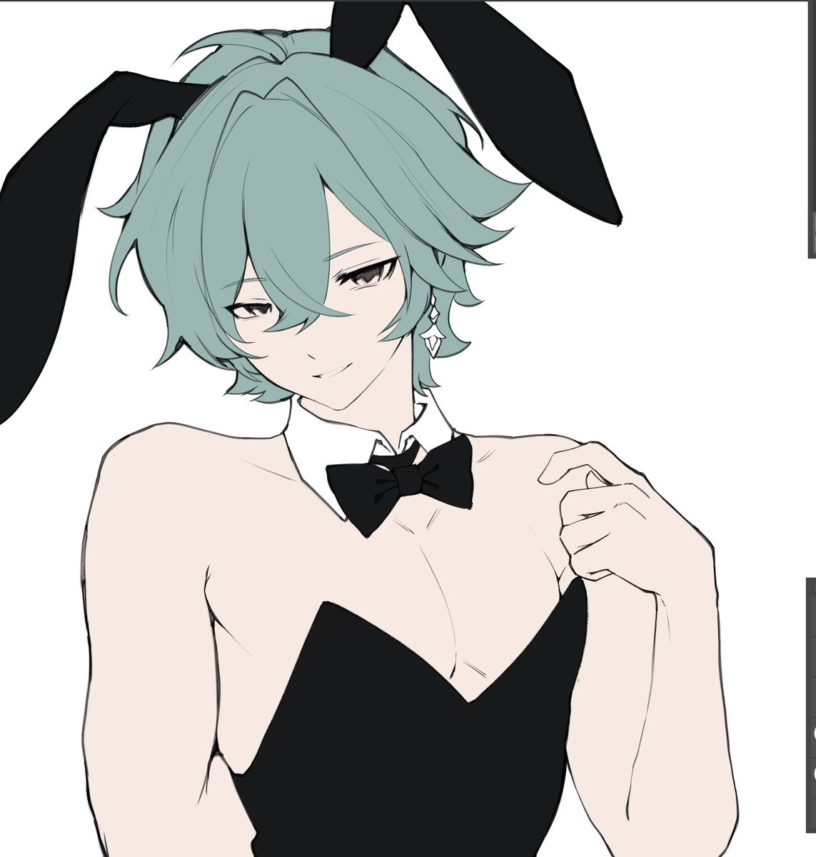 h3ntaistar's tweet photo. #genshinimpact #lohen wip https://t.co/ooaQiZZoYs