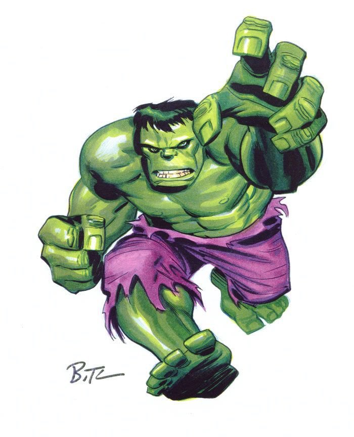 KEVINTOMIRANDA's tweet photo. The Incredible Hulk by Bruce Timm https://t.co/Te8XNiicRI