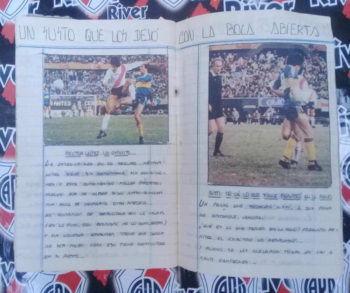 gustavocardone's tweet photo. Un 5 de julio pero de 1981: 1-1 con Boca en el Monumental, por el “Metro”. Fue una tarde de muchos cánticos de la hinchada local contra Diego (autor del gol xeneise) y una jornada (la 27ª) en la que sólo se convirtieron 13 goles en los 9 juegos. @ESPNMarioKempes hizo el de River. https://t.co/BpJgdrZHhJ