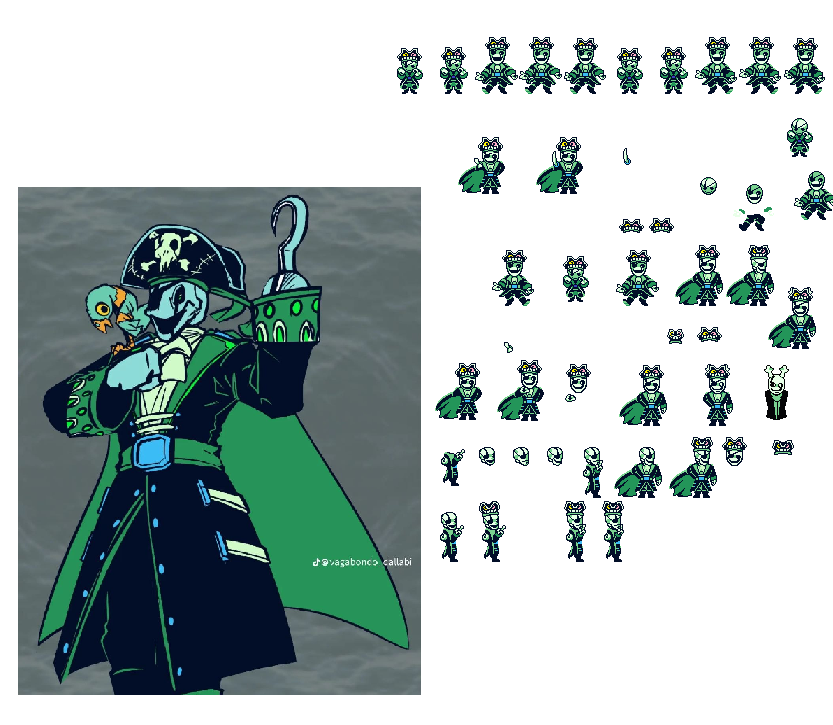 _FoXSuS_'s tweet photo. PIR-ASTER sprite list v1
#deltarune #deltarunememes #gaster #pirate https://t.co/Qt4VvP07y8