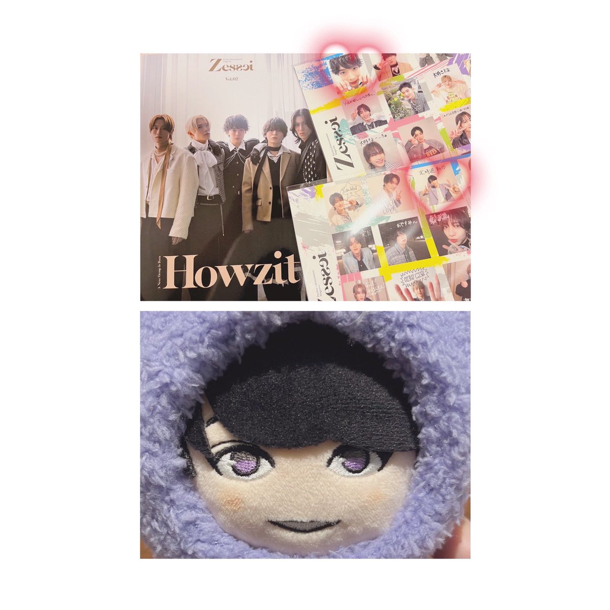 my_hiiiii's tweet photo. 今日はみまもふday❤︎ストア行ってぬいとZesseiとステッカー手に入れて、ケーキ食べながら爆語りして楽しかった〜〜🍰いつもありがとう❀︎！次はそれぞれ現場落ち着いたらまた集合〜☺︎ https://t.co/fvBB1u66vB