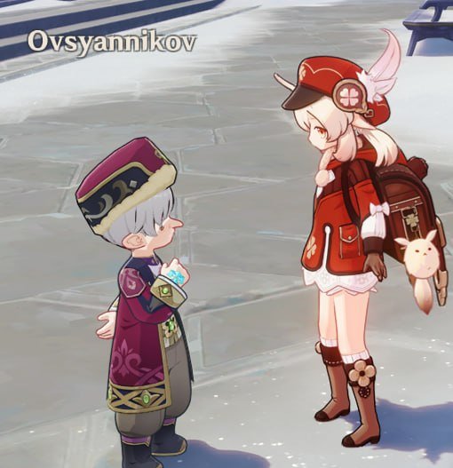 Genshin_HU_Info's tweet photo. Klee Next to the new NPC

Via Uncle Stellar

#GenshinImpact https://t.co/TnKNRbNkJP
