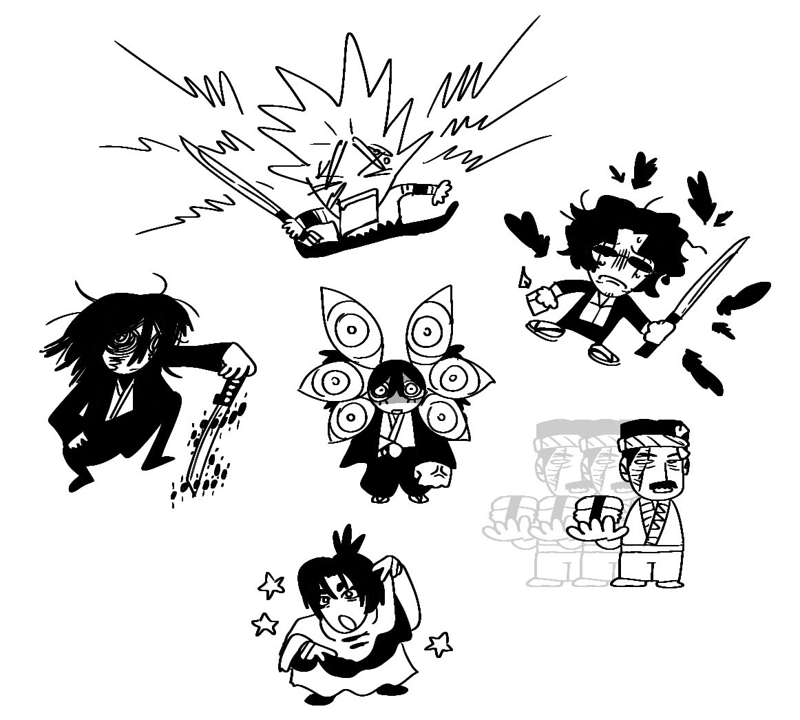 cyber4wave's tweet photo. doodled the eb wielders cuz i can’t wait to see them after the break https://t.co/fLIzGEO63y
