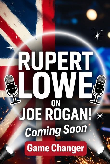Alexandr4Denman's tweet photo. It's happening , with Rupert Lowe in Texas an interview with one of the biggest podcasters seen around the world , Joe Rogan will be having a chat with him ! Now that is bigger than any MSN in Britain ! Coming soon! https://t.co/gLd0thCZts