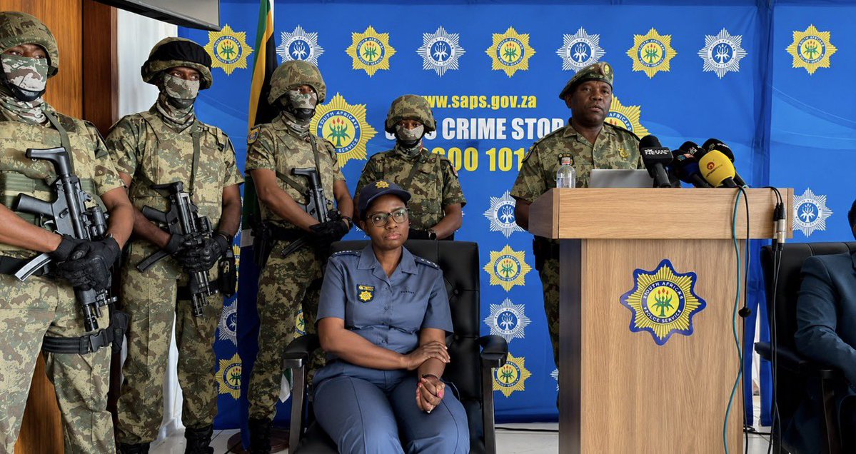 destiny_ndlovu's tweet photo. Tomorrow marks one year since Lt. Gen. Nhlanhla Mkhwanazi’s media briefing 06-07-2025 that shook South Africa. One year later, what’s the biggest lesson you’ve taken from everything that’s happened since that briefing? https://t.co/uS7358g19K