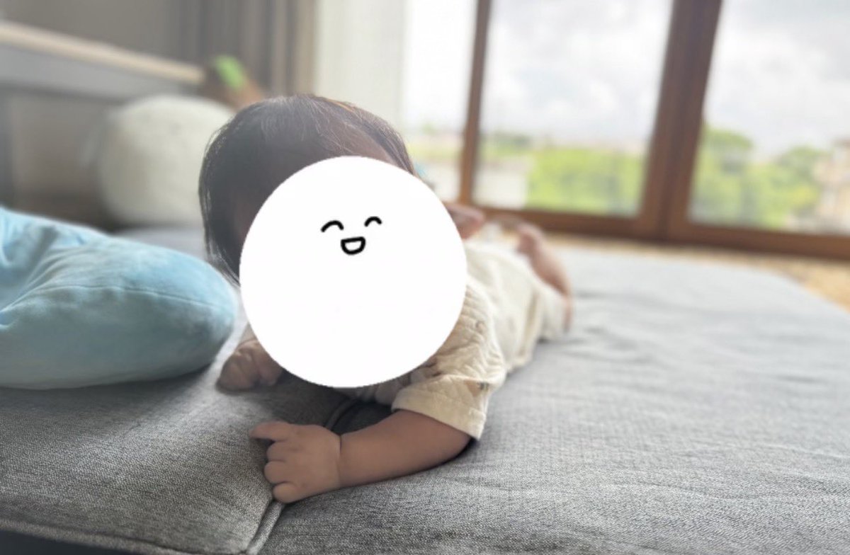 mii_9519's tweet photo. 最近コロコロと寝返りをするように👶🏻✨
タミータイムそんなにやれてなかったけど
ちゃんと出来るようになるんだね🥹 https://t.co/QgZfBa9xhI