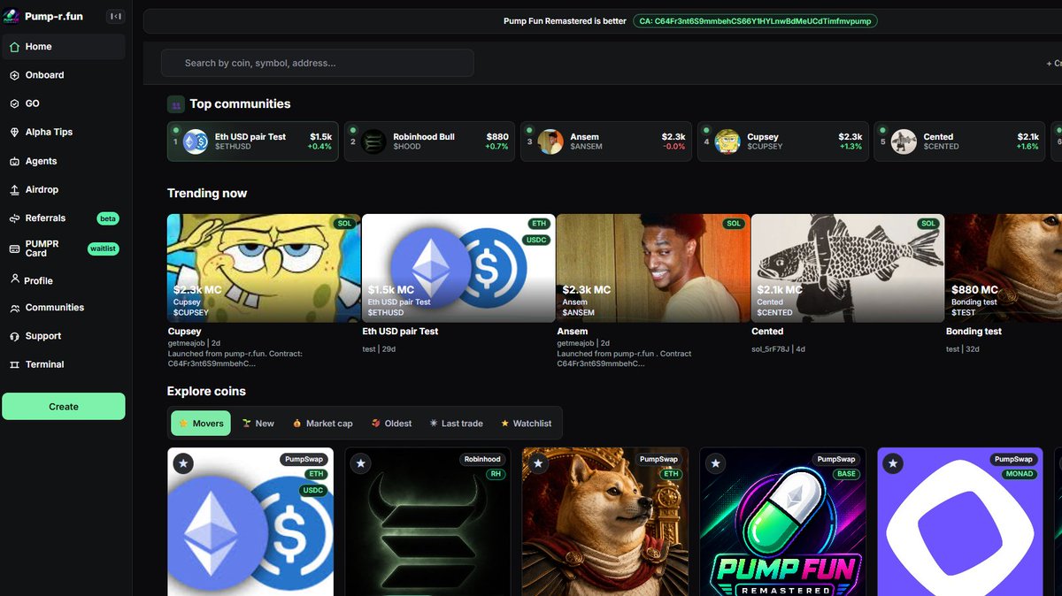 pumpr_fun's tweet photo. Good Morning 🟢

Today is cleanup + polish day for Pump-r.

Fixing the annoying little bugs, tightening up inconsistencies across tabs, and making sure the launch flow feels smooth everywhere.

Also got the Phantom issue fixed yesterday, so now it’s about cleaning up the rest and making the whole thing feel better.

Small fixes compound.

Shipping continues 🚀