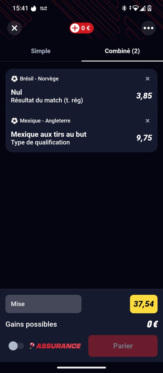 LiteWrld999's tweet photo. @Betclic Nul , Nul 
Pseudo : HotShok https://t.co/o1gIXuq8pR