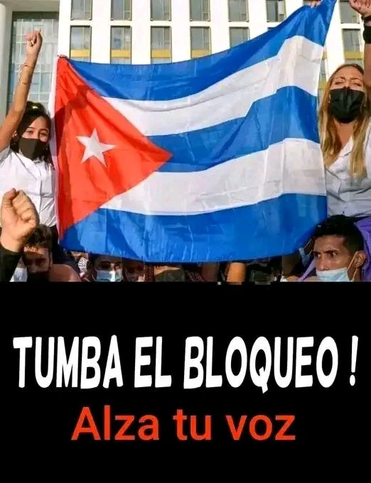 AraisMiralles's tweet photo. El próximo 7 de julio, en sesión de la Asamblea General de la ONU, #Cuba denunciará las crecientes amenazas y las consecuencias de las medidas de asfixia económica impuestas por el gobierno de EE. UU. contra el pueblo cubano.
#TumbaElBloqueo #CubaNoEstáSola #CubaNoSeRinde https://t.co/65OmeMzTM7