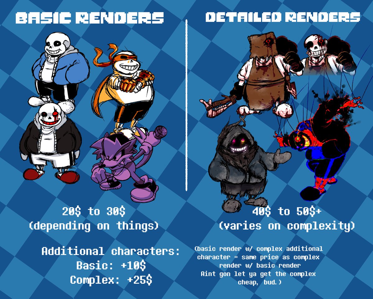 ThWinterReaper's tweet photo. Hello, i like money.

Doin these render comms so i can earn some money i can spend on shit like food n allat. https://t.co/lehtjdyMaf