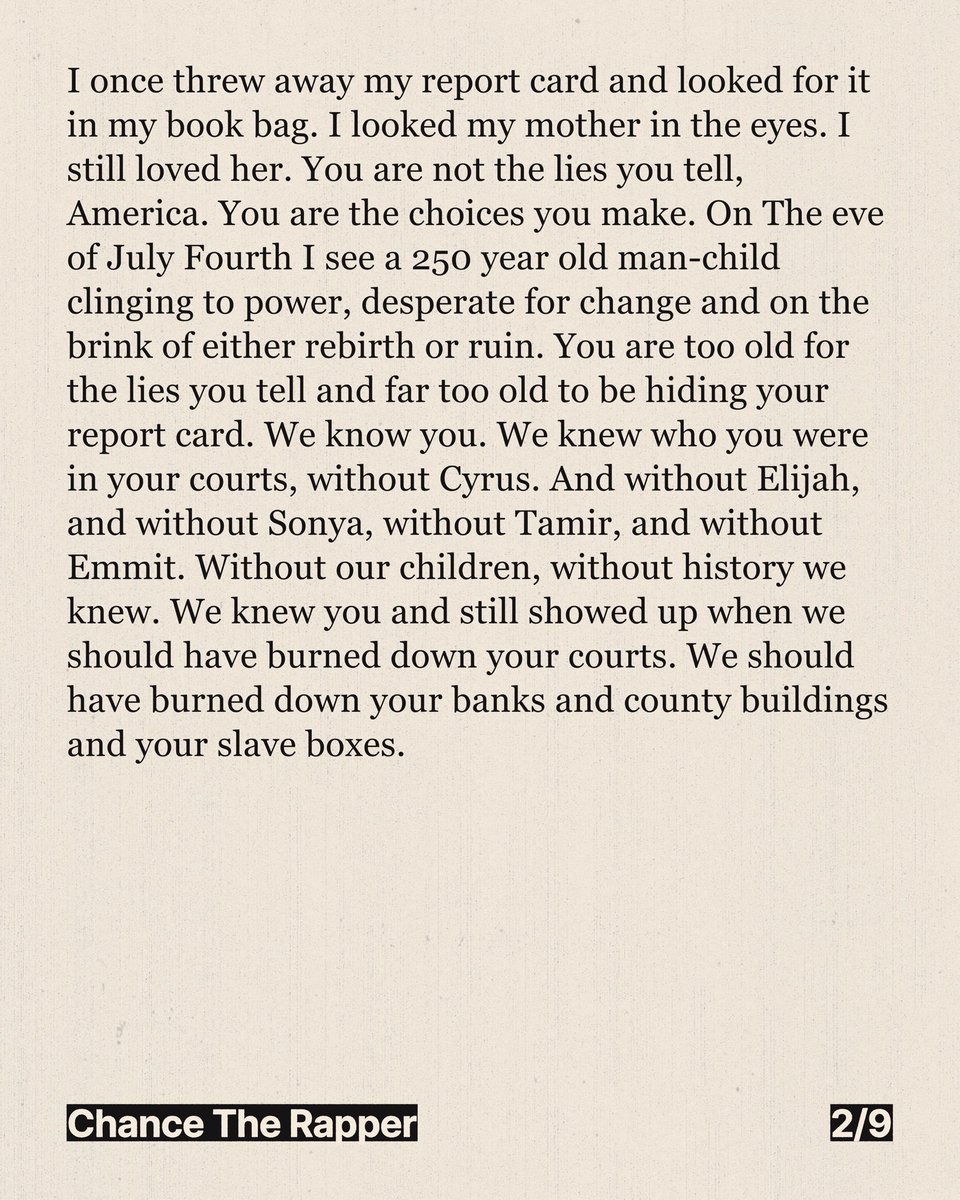 chancetherapper's tweet photo. An essay written by himself https://t.co/Fwt4yf1bCp
