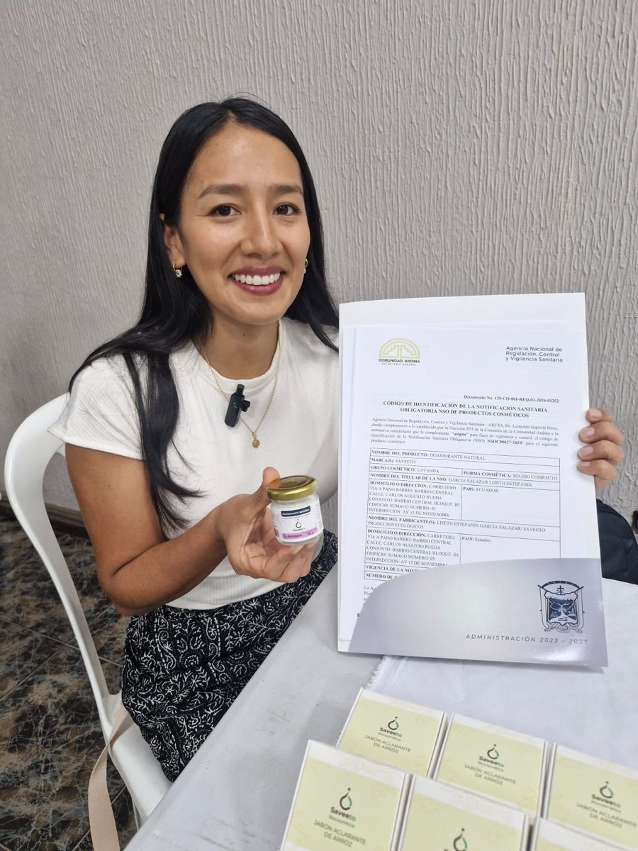 Arcsa_Ec's tweet photo. ¡La Amazonía impulsa el desarrollo productivo del Ecuador! ✅🍃

50 nuevos productos entre alimentos y cosméticos recibieron su Notificación Sanitaria, el paso que les abre las puertas para llegar a supermercados y tiendas del país.

#GobiernoDelEcuador 🇪🇨 https://t.co/KziDCuAPBh