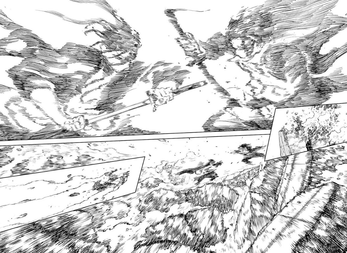 Aleczandxr's tweet photo. Hearing that the first episode of the Kagurabachi anime was awesome is great. Hokazono is so bold and ambitious not only with the story but through how he uses the medium to tell it. It deserves an adaptation that is just as daring. https://t.co/KVCAVMUFgW