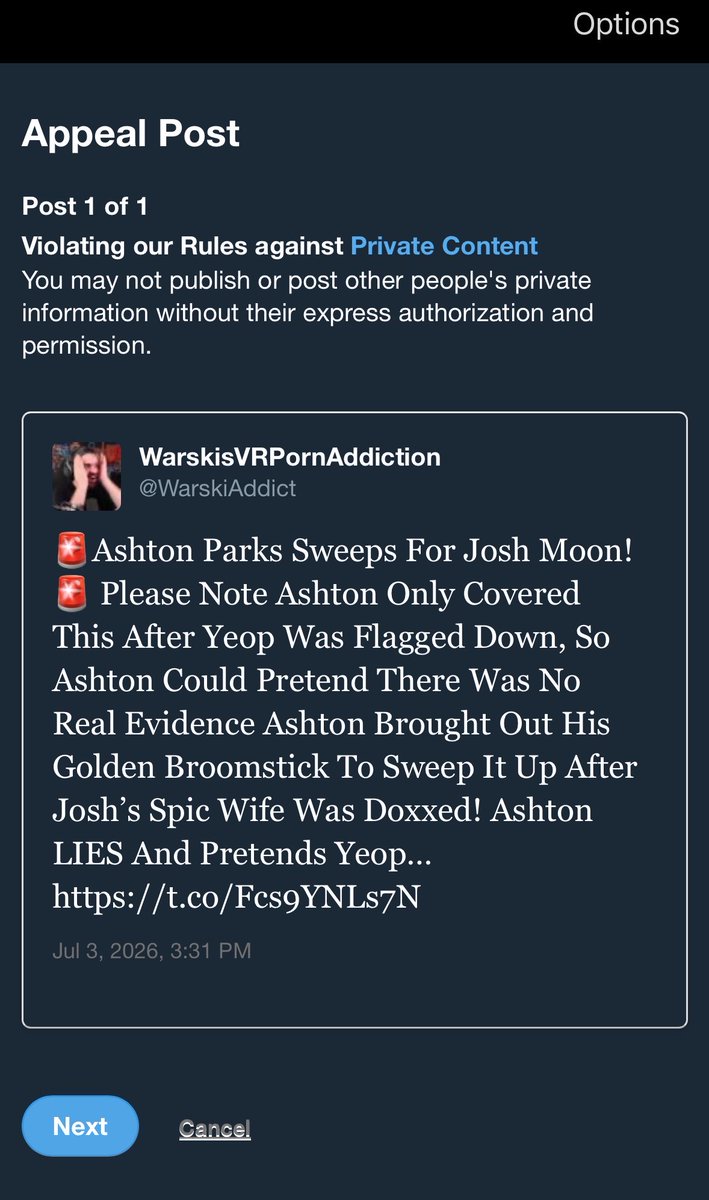 WarskiAddict's tweet photo. PPP And Warski Claim Jeremy Hambly Flagging Videos Had A Chilling Effect On Free Speech While PPP’s Cohost On KiwiCasino Josh Moon Continues To False Flag X Accounts. 

PPP Is A Lying Snake That Fully Supports Flagging As Long As It Does Not Negatively Effect Him

Ashton Parks Is A Lying Grifter End Of Story