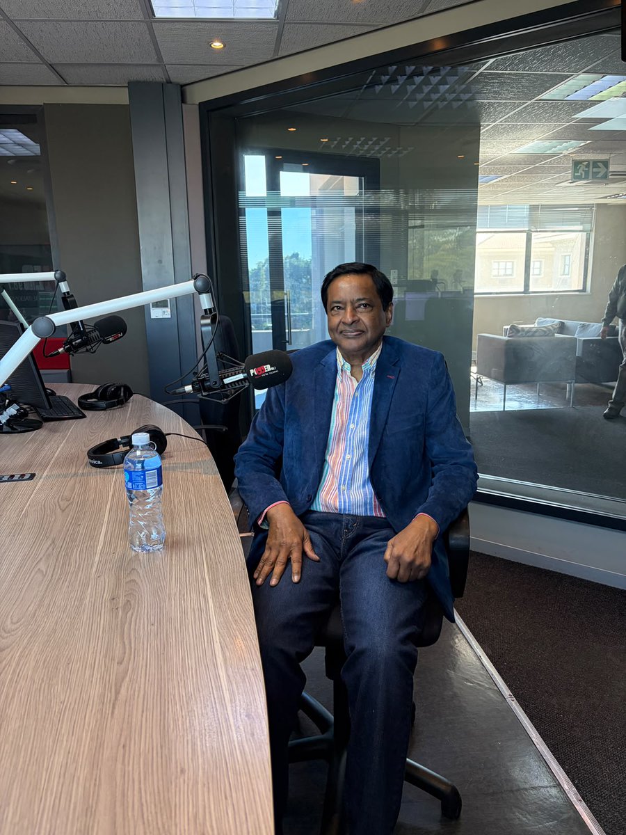 Powerfm987's tweet photo. [ON AIR] LEADERSHIP SPOTLIGHT.

Prof Saths Cooper, Chair Robben Island Museum joins @sellohatang on #POWERWeek. https://t.co/LG7RMk0qtq