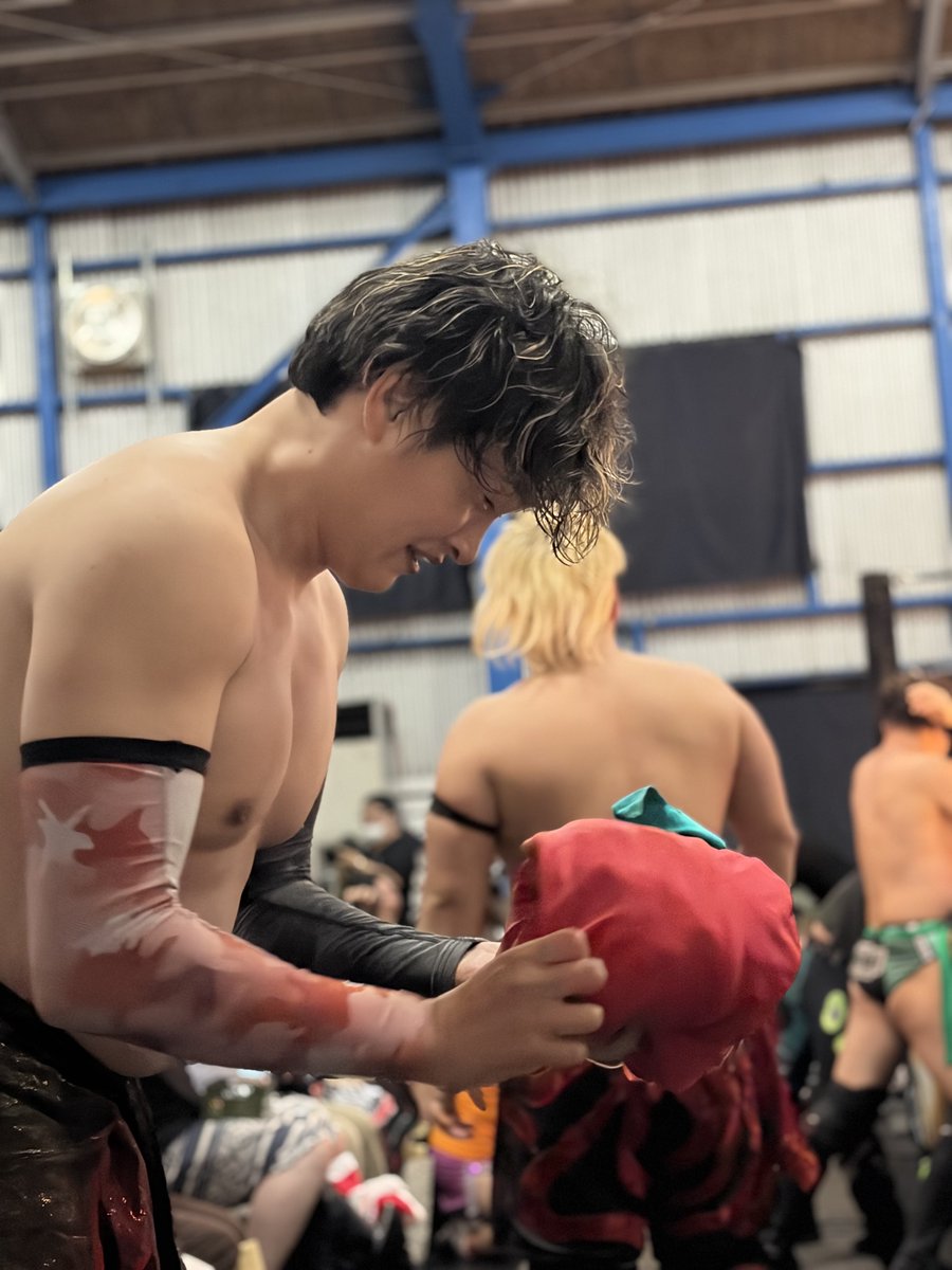 kan0n_319's tweet photo. 2026 7.5 ザレッドライン 自主興行
#滝澤大志 選手
#BMK🐾
#どうしたオラー
ちゃんと丸めてあやとにぶん投げてた https://t.co/Ipd5B2Zag9
