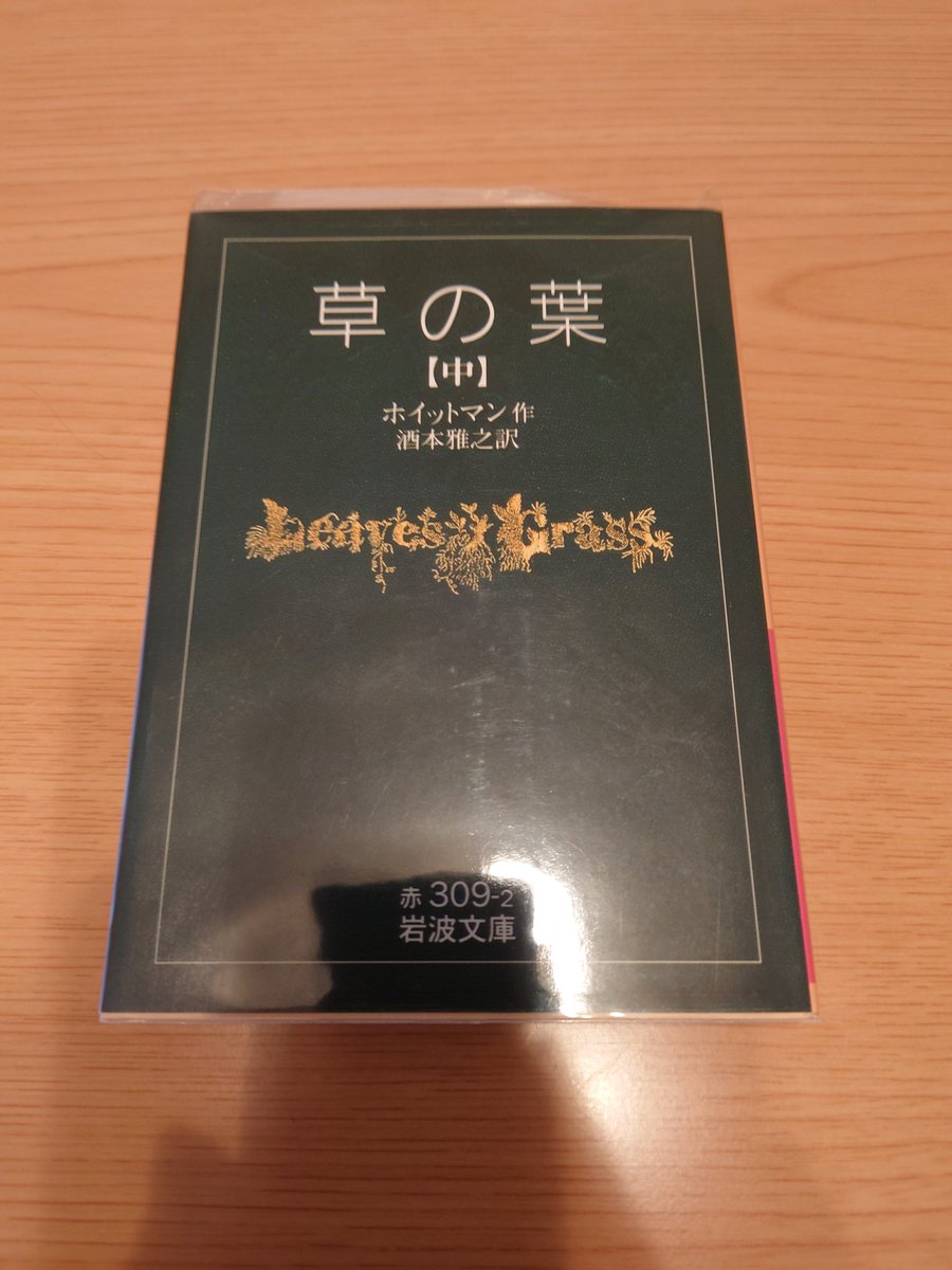 5Nkkjlo's tweet photo. ホイットマン『草の葉』(中巻)。

#読書　#読了　#読書記録 https://t.co/ZF7VQidUp6