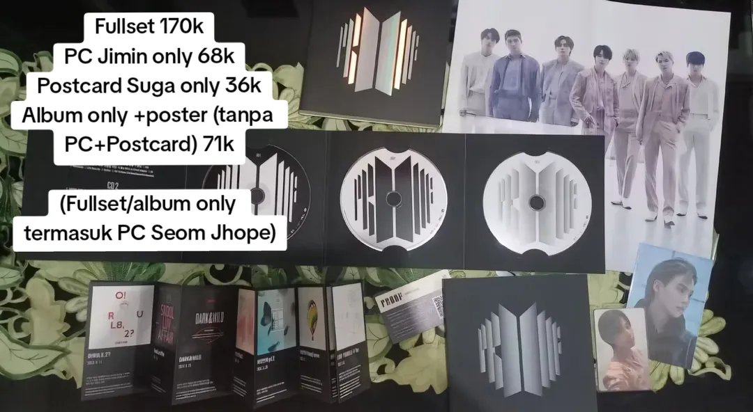 pidamoon's tweet photo. WTS Album BTS Preloved Part 2 (Part 1 ada dipostingam sebelumnya), CO oren🍊, freebies tentu ada. Harga include packing dan admin oren, belum ongkir ya. Detail condi boleh DM💜
Link oren🍊: https://t.co/PKjZ5qYww3
#WTS #WTB #albumbts #BTS #ARMY https://t.co/GKOYEBKbIR