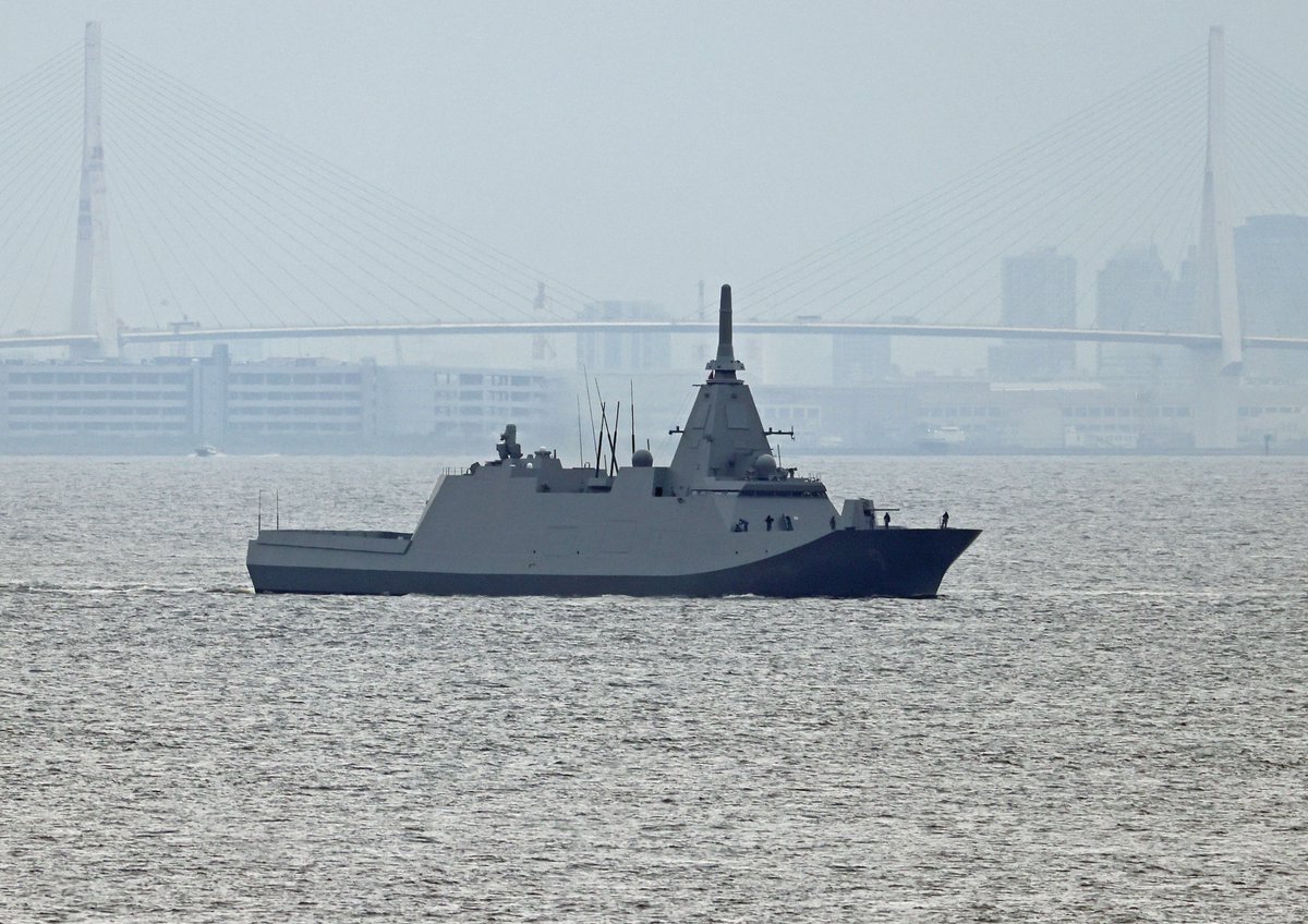 naowata2011's tweet photo. UW⚓️
#Natori
#FFM9
#なとり
#もがみ型護衛艦9番艦
#もがみ型護衛艦
#海上自衛隊 https://t.co/UZrOLUXtA4