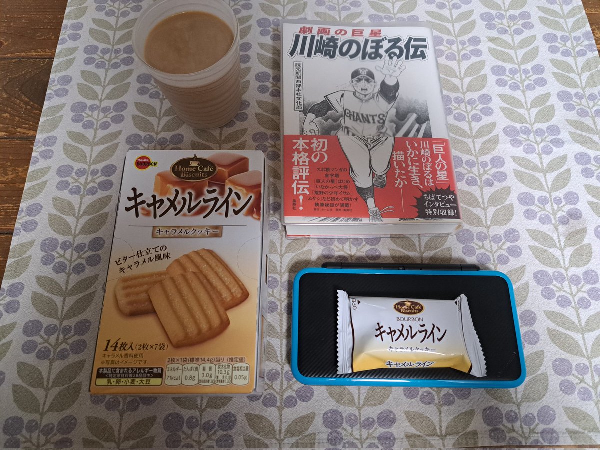 camel_filter's tweet photo. 実家から帰宅。3DS の緑ランプは今日も点灯ナシ。キャメルライン（ブルボン）をかじりながら、購入本パラパラ https://t.co/hdpAmLkmpS