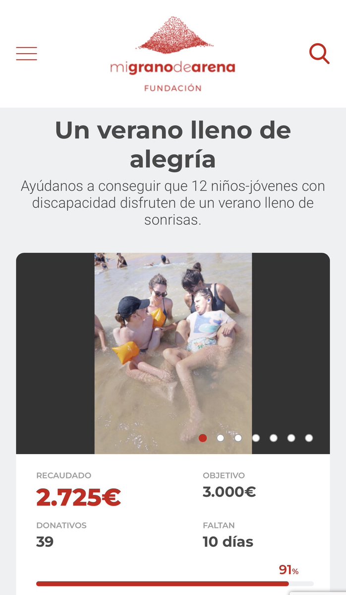 natalia_velilla's tweet photo. ‼️Fue tal el éxito en las donaciones, que ya vamos para que *12 niños y jóvenes con discapacidad y sin recursos* puedan irse una semana de campamento con Fundación Mas Natur. ¡Queda un empujón! ¡Vamos! https://t.co/gLQ4P5xgZP https://t.co/gyEgy1oE2A