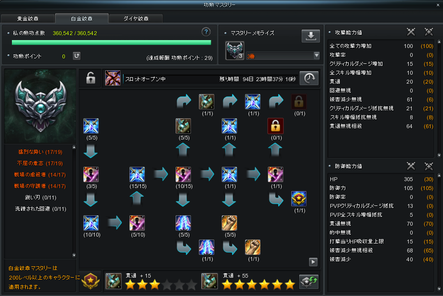 maribou_cabal's tweet photo. 白金紋章もいよいよ終わりかな？あとはゴミOPとりあえず開けとくかくらい
（今日で被害減少Ⅱ拡張が開いてFin） https://t.co/2Wy4KHorJE