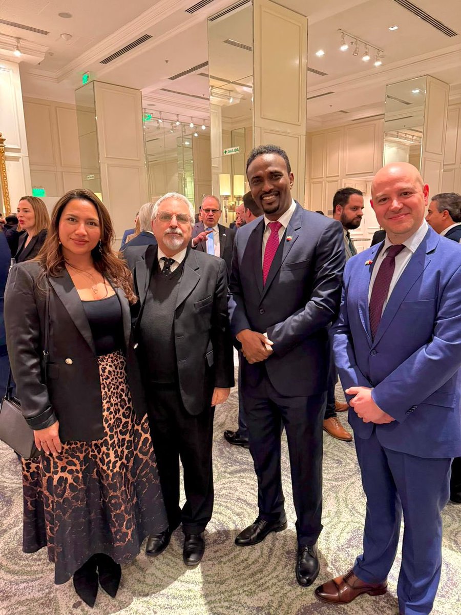 somalilandmfa's tweet photo. H.E. @min_abdirahman  Minister ofForeign Affairs &amp; International Cooperation of the Republic of Somaliland, participate the Latin America Chairman’s Conference in Buenos Aires, Argentina reaffirming Somaliland’s commitment to international cooperation and strategic partnerships. https://t.co/t1hjSKdbbv
