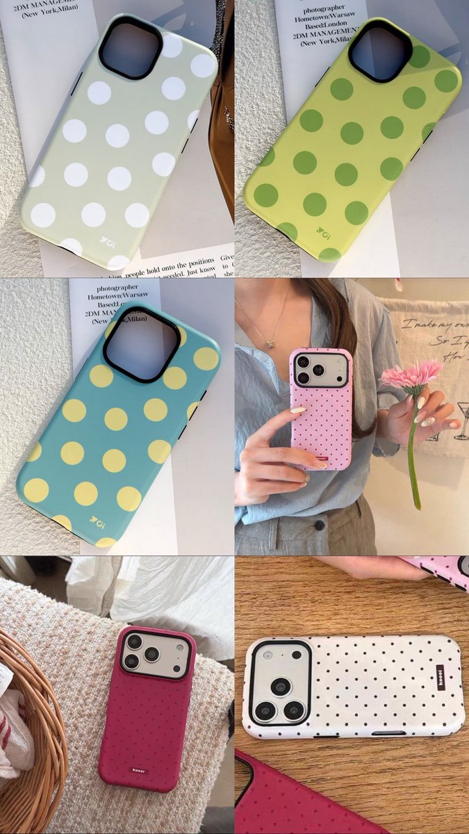 jjctention's tweet photo. OPEN PO CASE DOFF POLKADOT IPHONE

available untuk semua tipe iphone:
- iphone 7/8
- ⁠iphone 7+/8+
- ⁠iphone x/xs
- ⁠iphone xr
- ⁠iphone 11/11 pro/11 pro max
- ⁠⁠iphone 12/12 pro/12 pro max
- ⁠iphone 13/13 pro/13 pro max
- ⁠iphone 14/14 plus/14 pro/14 pro max
- ⁠iphone 15/15 plus/15 pro/15 pro max
- ⁠iphone 16/ 16 plus/ 16 pro/16 pro max
- ⁠iphone 17/ 17 air/17 pro/17 pro max

PRICE : 75k/each dp 50k

Link pemesanan: https://t.co/Y0kw4AMPLn

CLOSE ORDER: 14 july 2025
SAMPAI INA: 3-4 minggu

❌ Packing + Admin
✅ est. Bersih INA
📍 Tangerang, INA