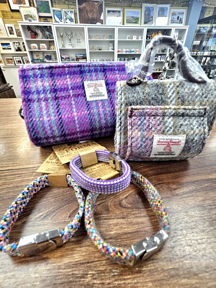 ScotlandsBothy's tweet photo. Harris Tweed &amp; recycled mountain climbing rope work well together. Every year kilometres of climbing rope goes to waste. These bracelets are made here in Aberdeen using discarded mountain climbing rope.
#aberdeengifts #giftshopaberdeen #harristweed #climbing #scottishmountains https://t.co/9r8HNO56H4