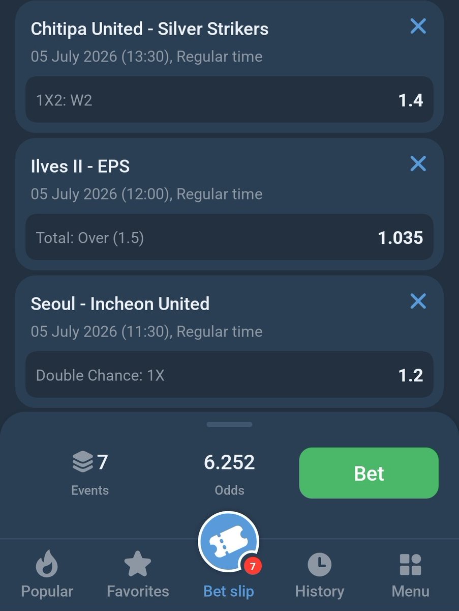 marooni16's tweet photo. 6 Odds ⚽🍀 on 1xBET

Booking Code ➣ MAMKX

If you aren't on 1xbet ☟☟
Register here➣ https://t.co/SgyaHp3bI8

Promo code➢ MAROONI16

DO NOT MISS ➽ https://t.co/MEoTz3YnFc