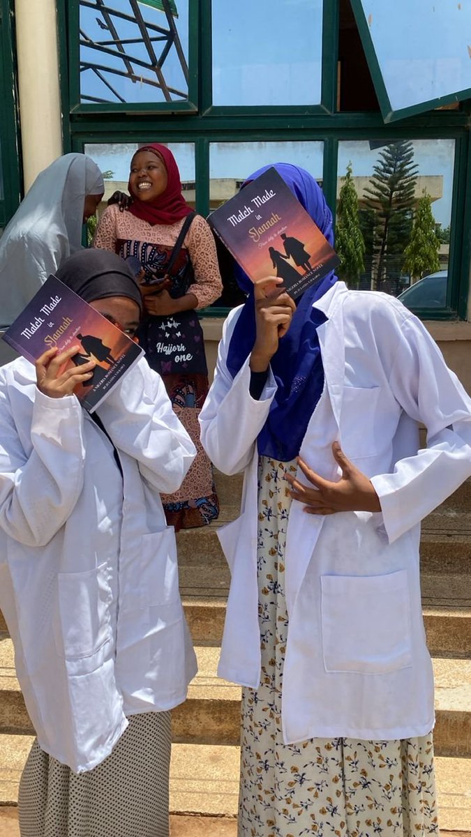 IAyshatu's tweet photo. I'm a proud big sis y'all @Layhaxx
My 17yr old sister just published a book she has been writing since she was 14yr
please kindly do well to show her love by getting the book,she sells for 10k only, And trust me it worth the buy she sold over 500 soft copies. https://t.co/0At4vViB7Z