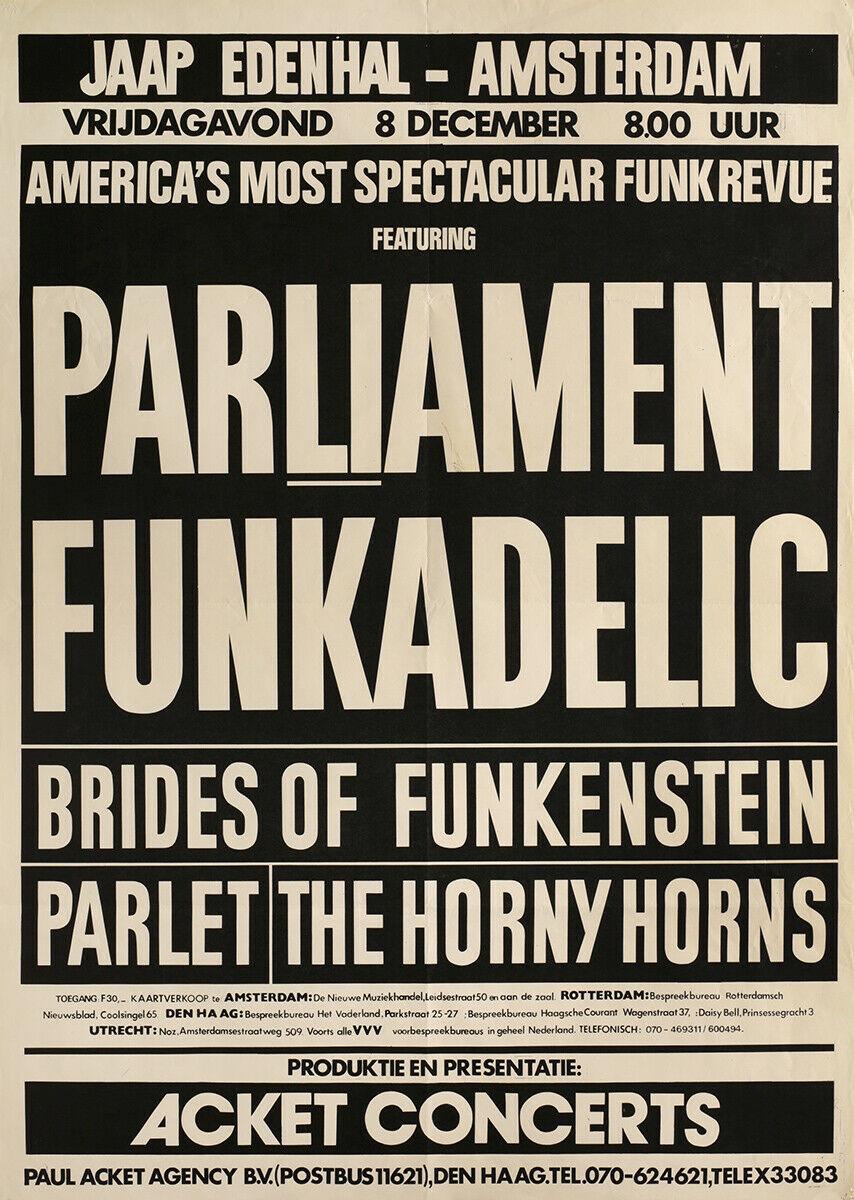 PeeNee2's tweet photo. #FunkFact
In 1978 was ik erbij. Jaap Edenhal Amsterdam.
Nooit vergeten:
'Free your mind... and your ass will follow!'
Vandaag bijna 50 jaar later laat George Clinton (83!) zijn Mothership opnieuw landen in New Orleans.
#DrFunkenstein #MothershipConnection #Pfunk #Parliament https://t.co/DadegmN3B9