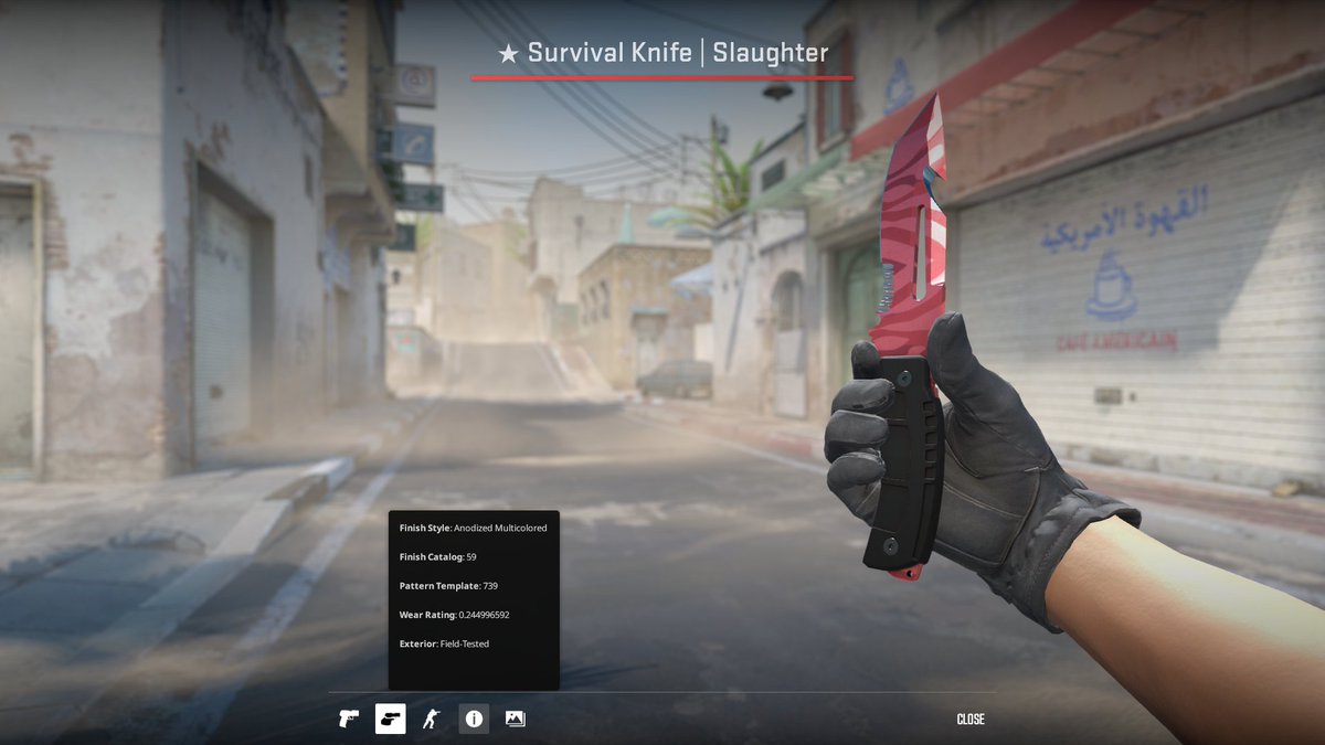 Perrcoss's tweet photo. 🚨★ Survival Knife┃ Slaughter (Field-Tested)🚨

- Follow @Perrcoss 
- Join the discord https://t.co/cNFI4x2Ia8 
- Retweet/Like🔁

🔴Mention your Twitter @ on the gw-proof channel on discord  

Good luck🌴 
#CS2 #Giveaway #skins #knife https://t.co/VnjK7q9ZH4