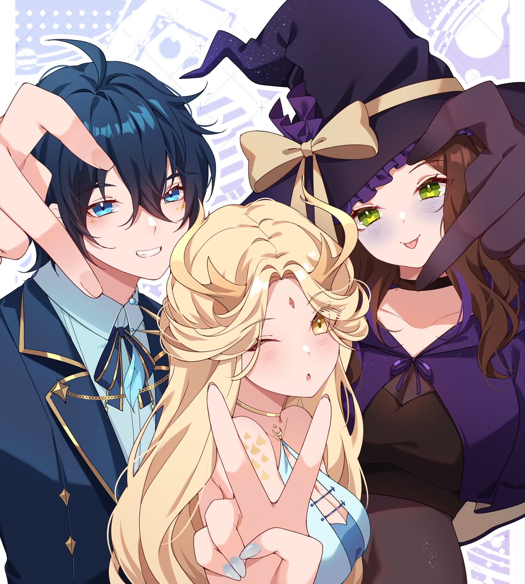 ShinIryuuVT's tweet photo. The goat @Aelialeelaa for commisioning!!! 
It turned out great~ uh.. aelia know the artist. im forgetful..
Peeps in image-
@LayneRosewell
@/Aelialeelaa
and me! https://t.co/SUT3xe8u7O