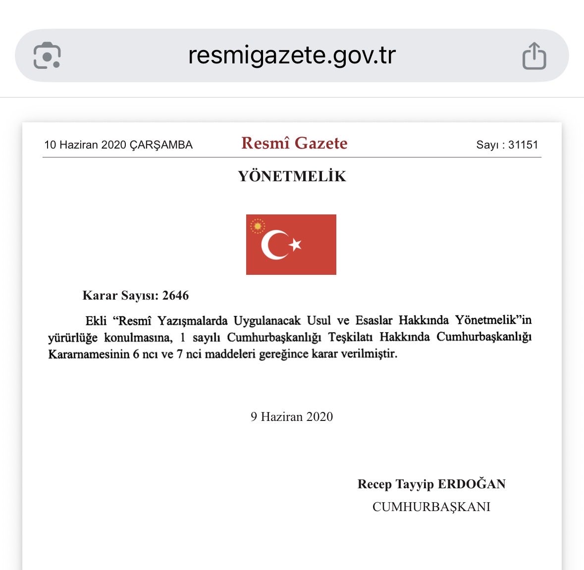 FERHATDKC's tweet photo. @ktms_9 @ajansmuhbir1923 https://t.co/doRAtJ0uId

Resmi Yazışmalarda Uygulanacak Usul ve Esaslar Hakkında Yönetmelik https://t.co/kK6FmuCsin