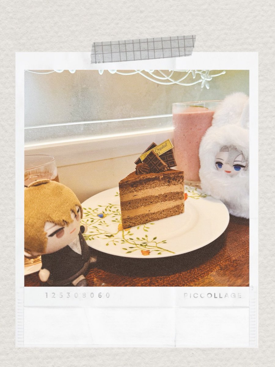 nunulemonu's tweet photo. 美味しいチョコケーキでしたね、ぱぺ甲斐田さん🍫

#にじぱぺっとが見られるタグ https://t.co/dIKIQLonnI