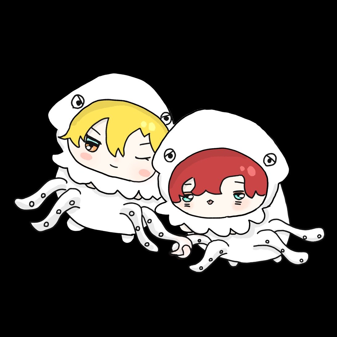 B55G7's tweet photo. いかひふどもち🦑🦑🫶 https://t.co/mltFHY1XB8