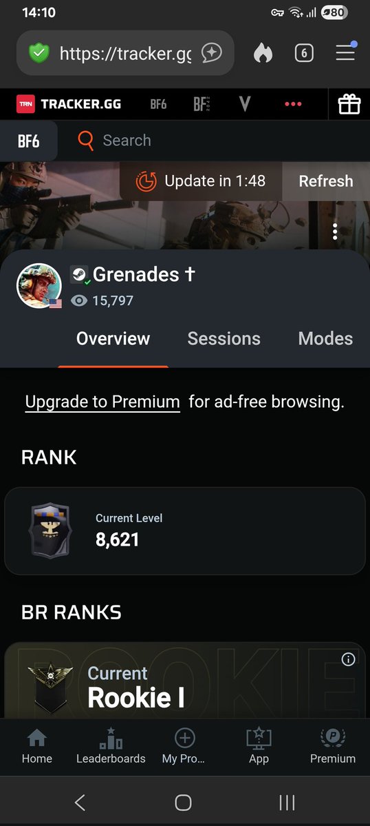 Sydark71's tweet photo. @BattlefieldInte Isn't this guy the highest rank ao far? https://t.co/KzP90pgYG0