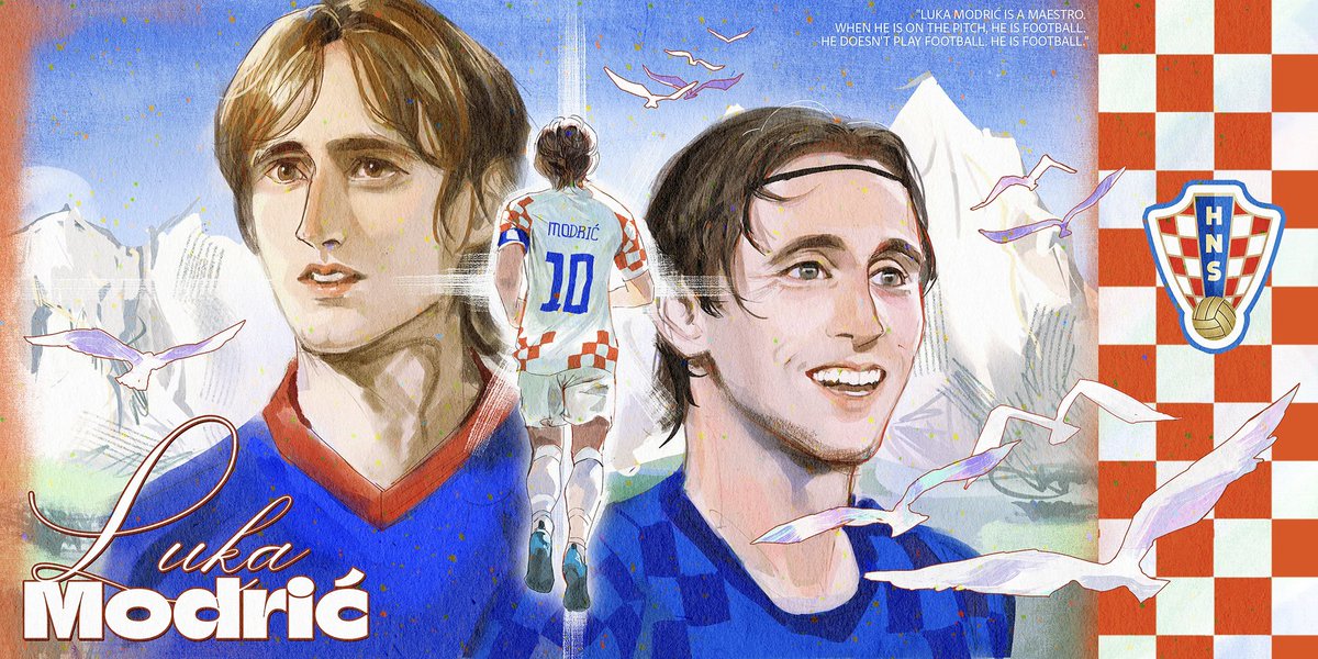 AnduneVega's tweet photo. #lukamodric 
#fanart 
don't say goodbye https://t.co/ef5ksuJUuH