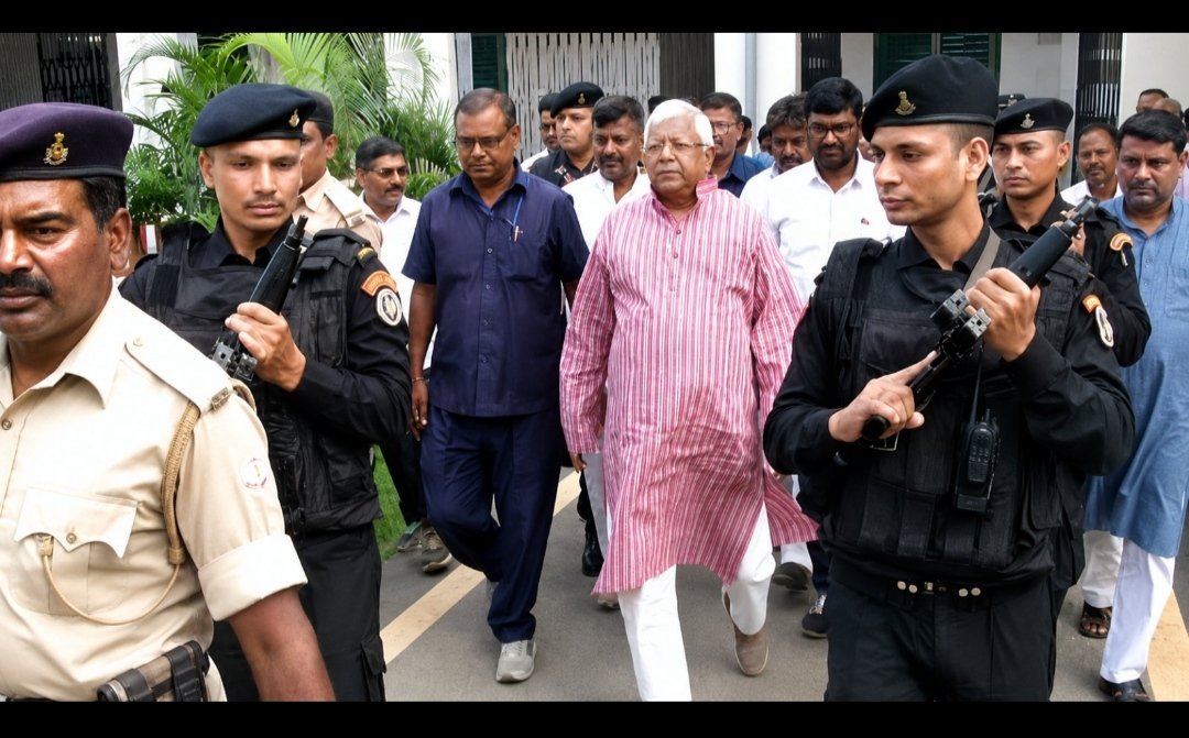 pky_23's tweet photo. आखिरकार लालू प्रसाद यादव और उनकी पत्नी राबड़ी देवी को Z श्रेणी सुरक्षा मिल ही गई, साथ में बुलेटप्रूफ गाड़ी भी मिली है।

पिछले दिनों सम्राट चौधरी के नेतृत्व वाली सरकार ने लालू प्रसाद यादव और राबड़ी देवी की Z श्रेणी की सुरक्षा छीन ली थी, 

#IndvsEng
#Fifaworldcup https://t.co/xVLtEhmnLh