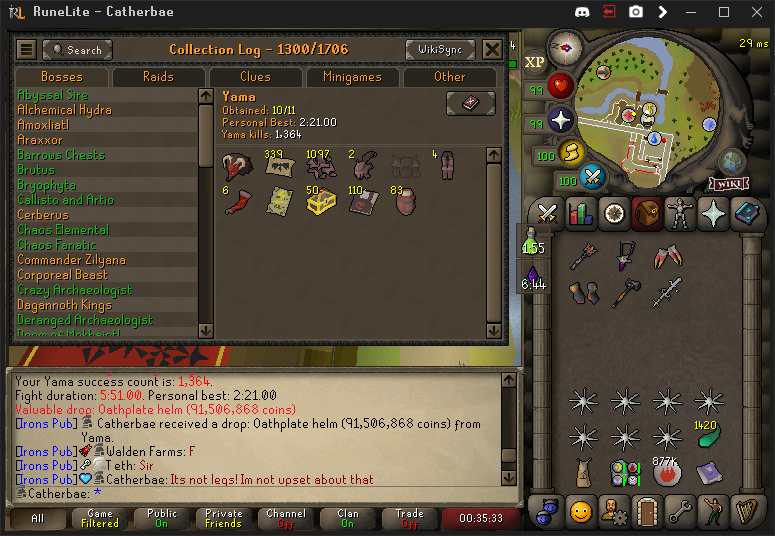 JustGangplank's tweet photo. Oathplate helm #2 1364 KC - still hunting that chest clog! https://t.co/u2wBjq9VB0